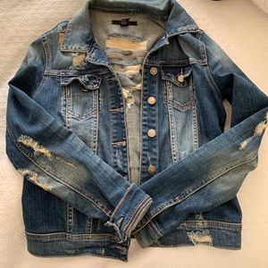 Distressed Jean Jacket